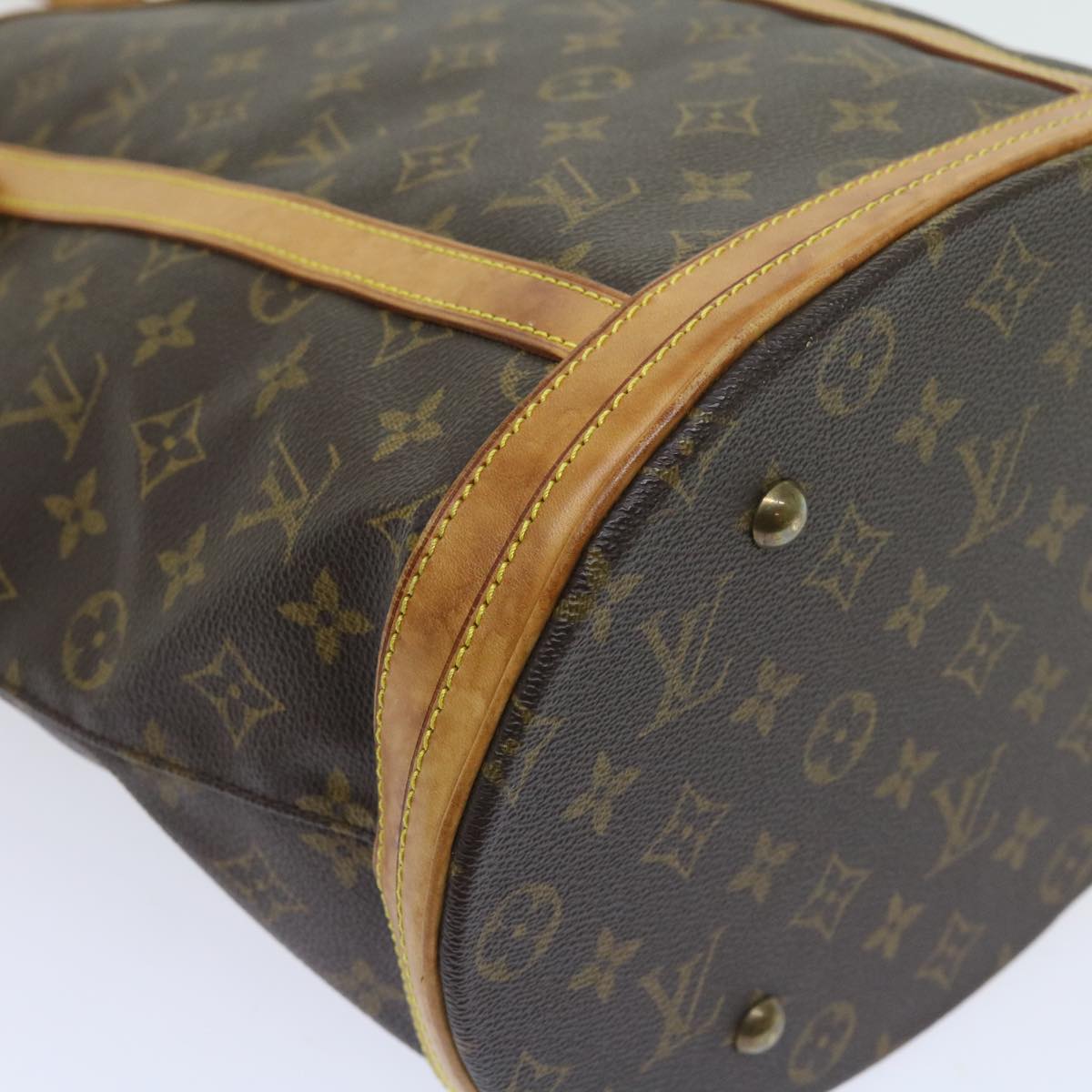 LOUIS VUITTON Monogram Bucket GM Shoulder Bag M42236 LV Auth fm2826