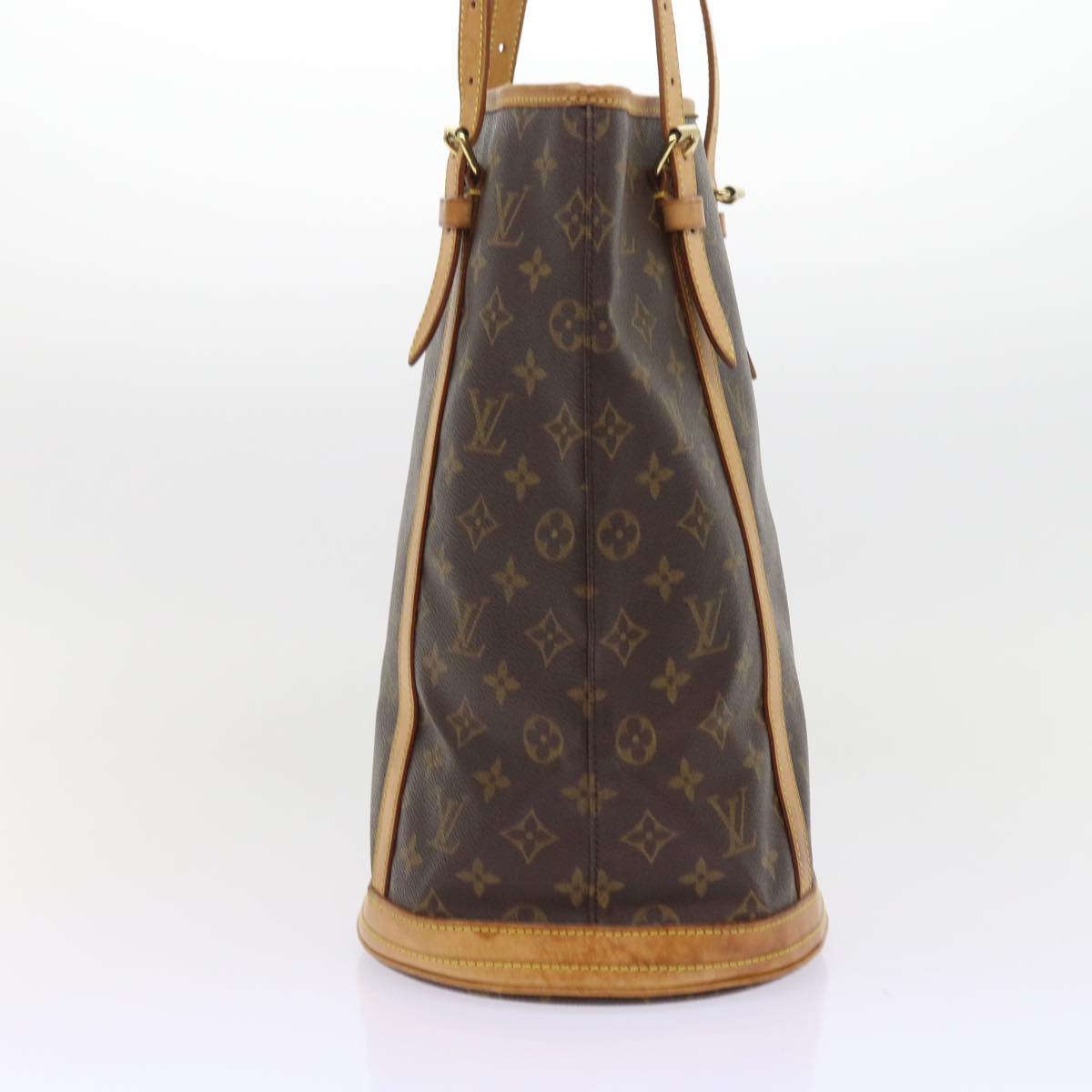 LOUIS VUITTON Monogram Bucket GM Shoulder Bag M42236 LV Auth fm2826