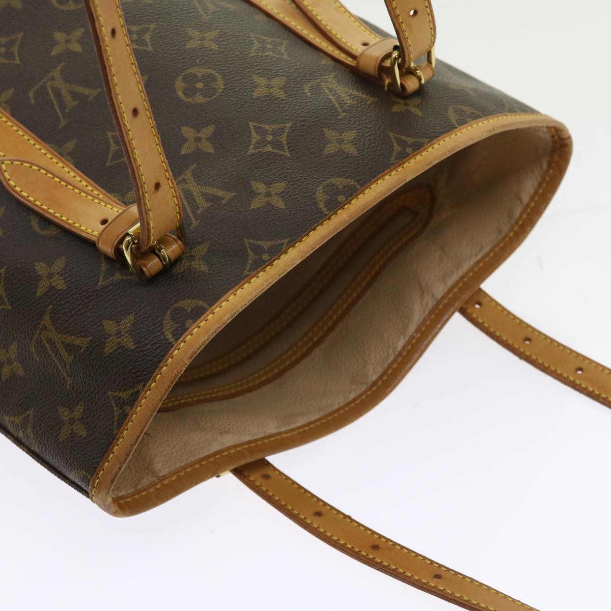 LOUIS VUITTON Monogram Bucket GM Shoulder Bag M42236 LV Auth fm2826