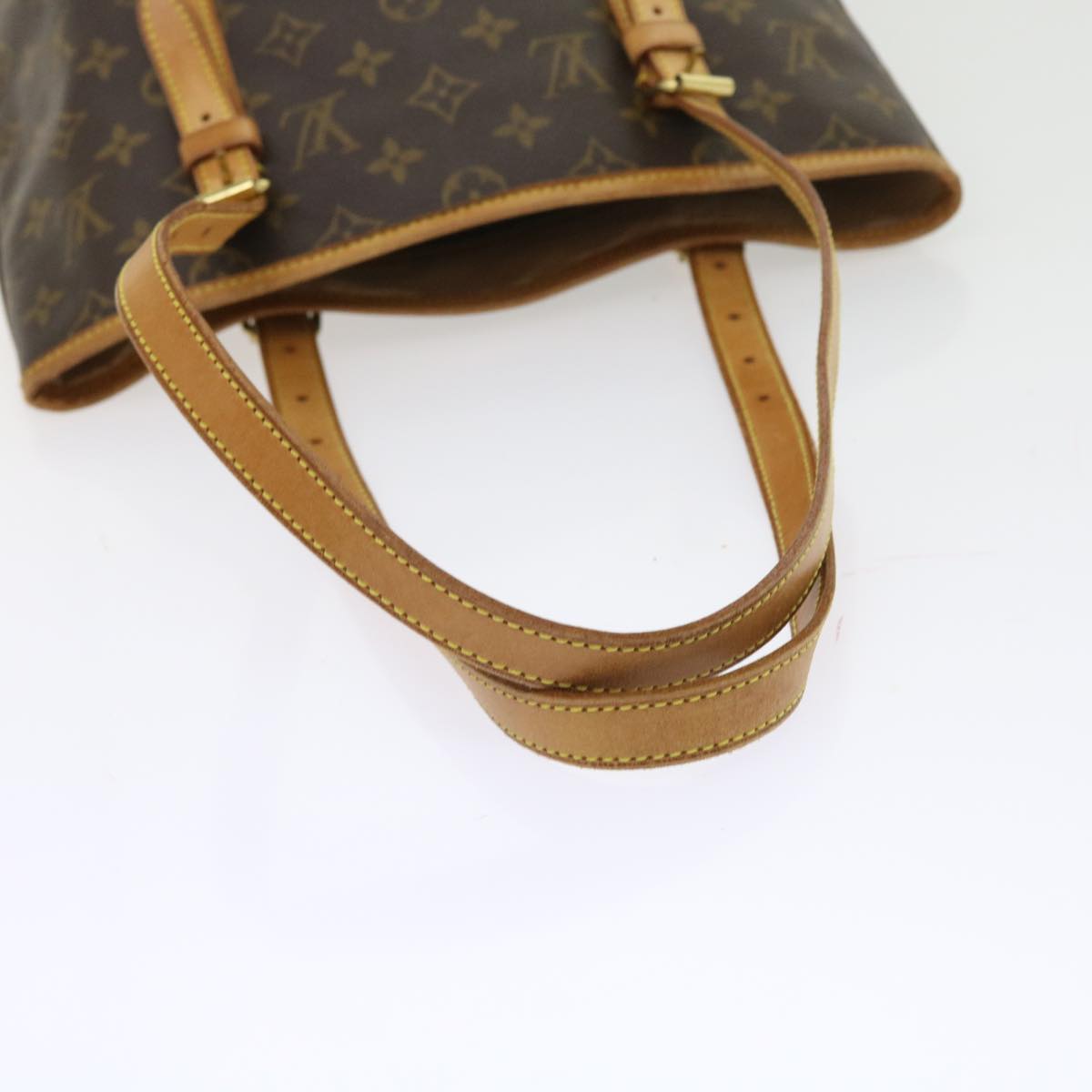 LOUIS VUITTON Monogram Bucket GM Shoulder Bag M42236 LV Auth fm2826