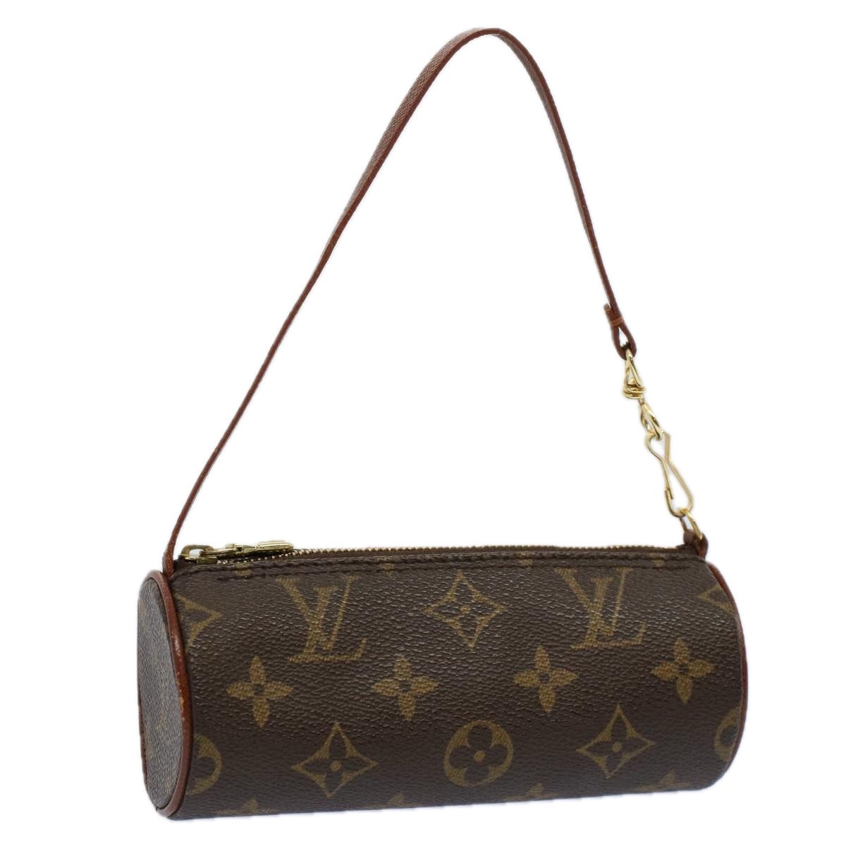 LOUIS VUITTON Monogram Papillon Pouch LV Auth fm2904