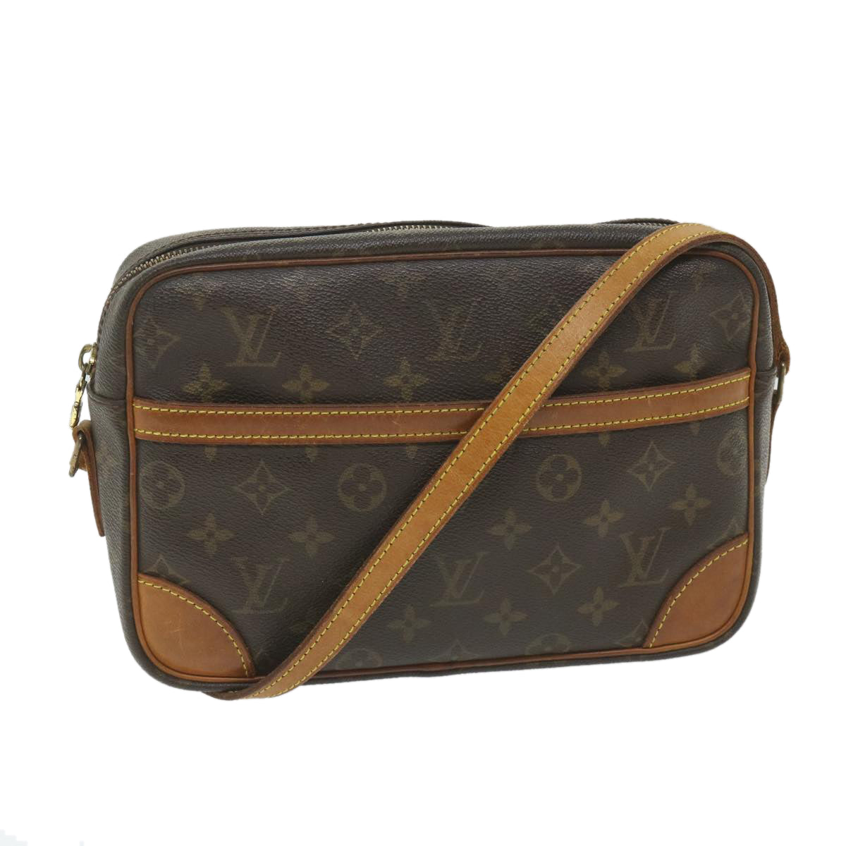 LOUIS VUITTON Monogram Trocadero 27 Shoulder Bag M51274 LV Auth fm2910