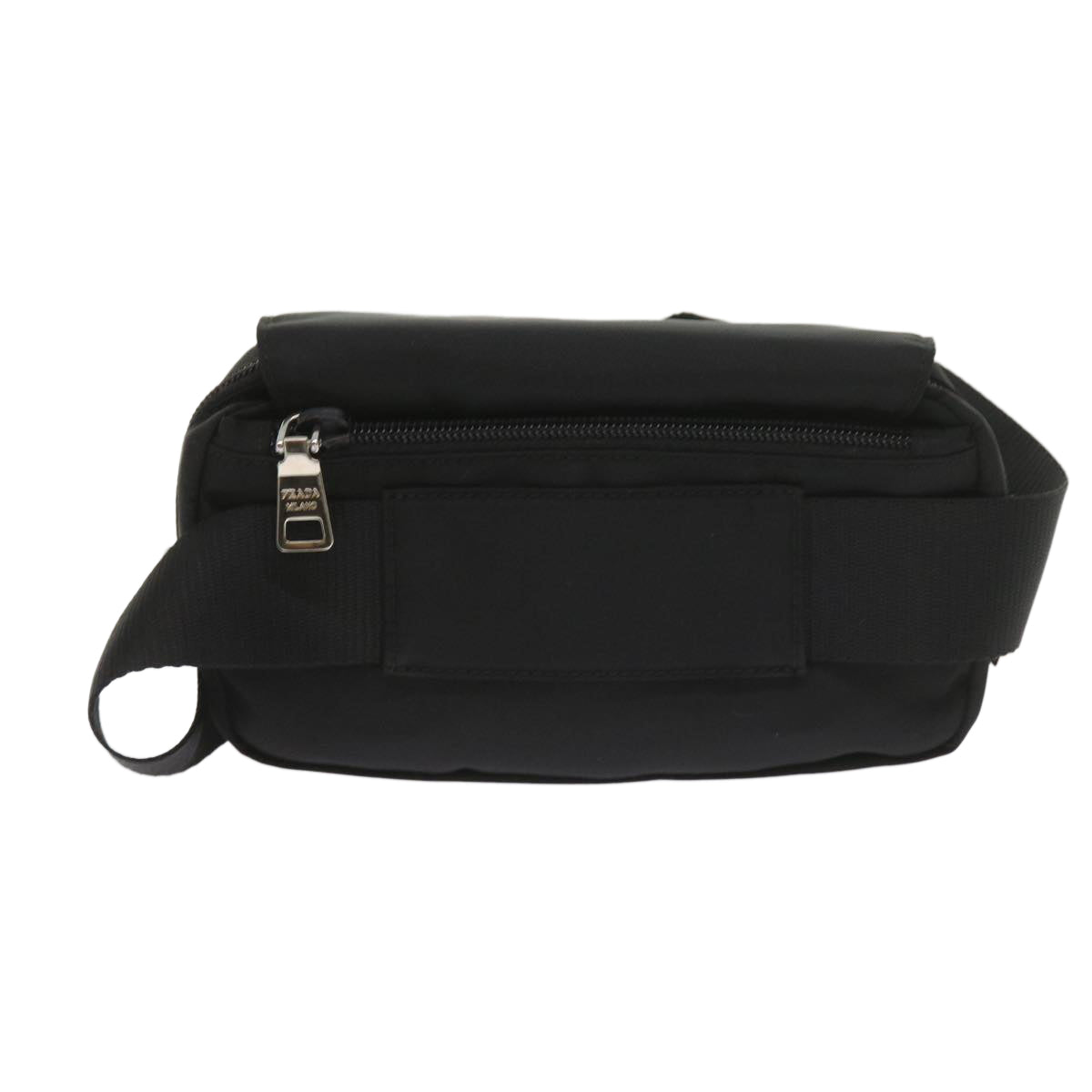 PRADA Waist bag Nylon Black Auth fm2924 - 0