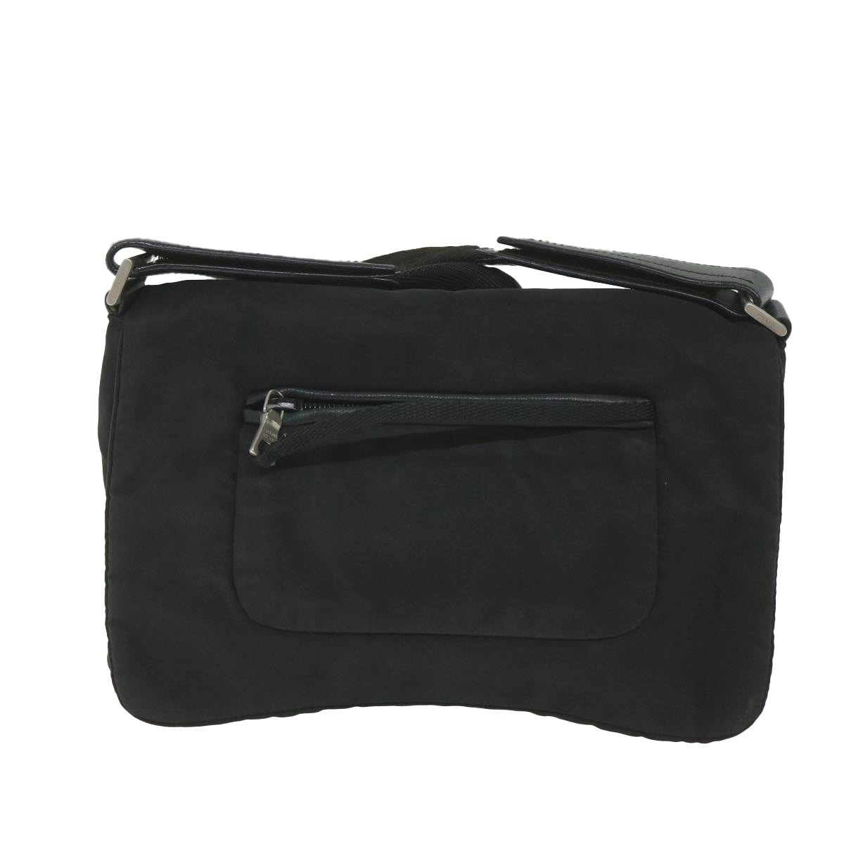 PRADA Shoulder Bag Nylon Black Auth fm2925 - 0