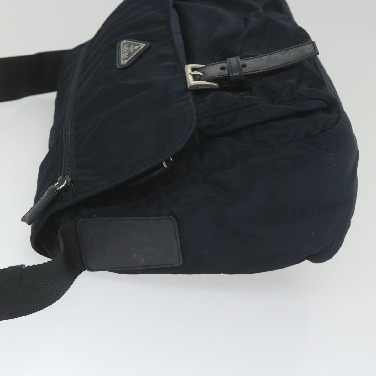 PRADA Shoulder Bag Nylon Navy Auth fm2926