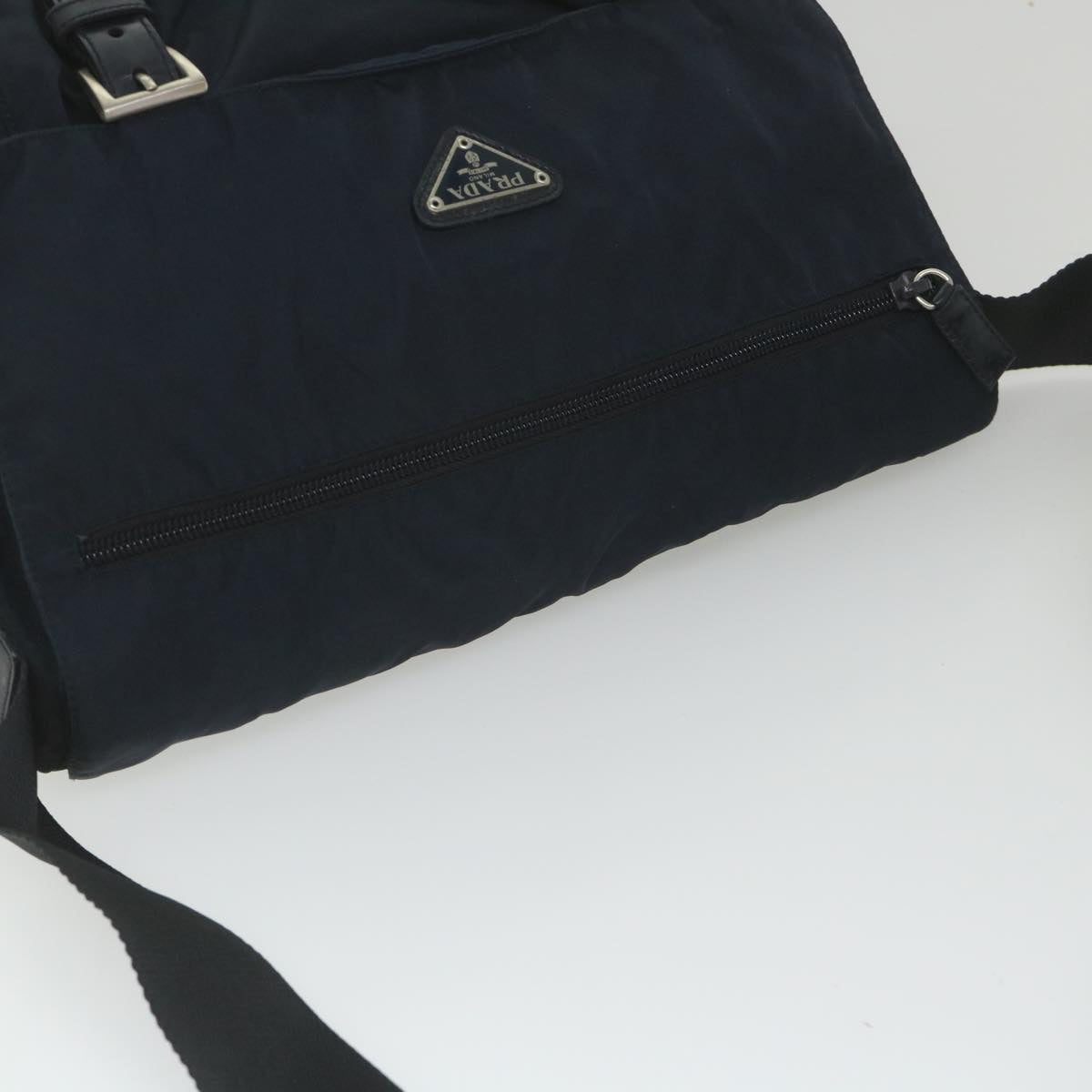 PRADA Shoulder Bag Nylon Navy Auth fm2926