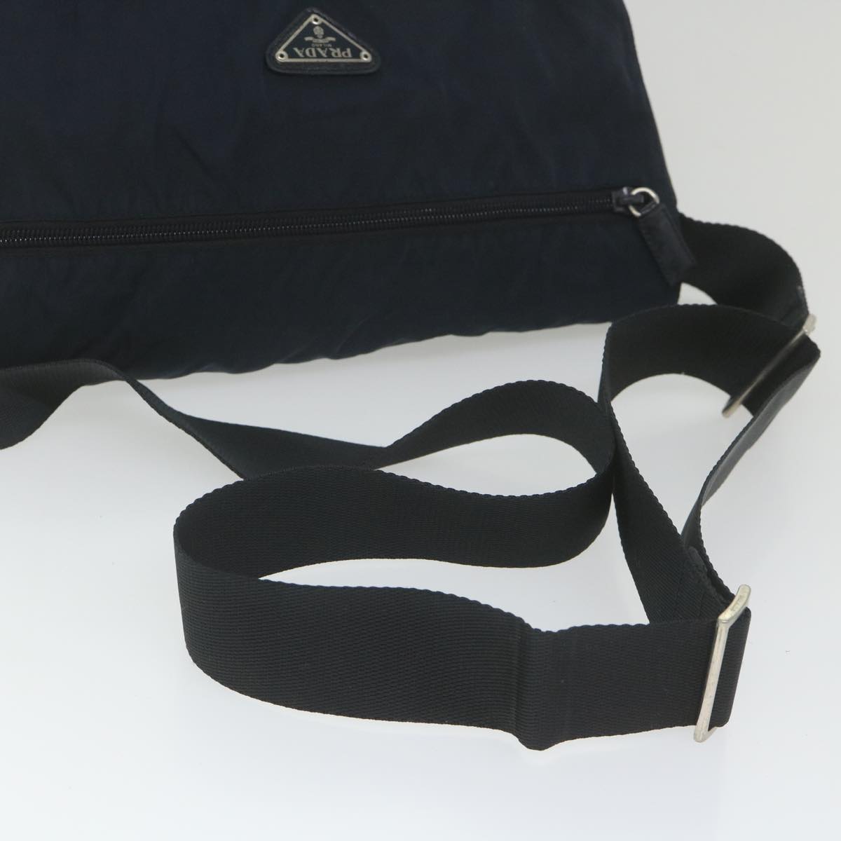 PRADA Shoulder Bag Nylon Navy Auth fm2926