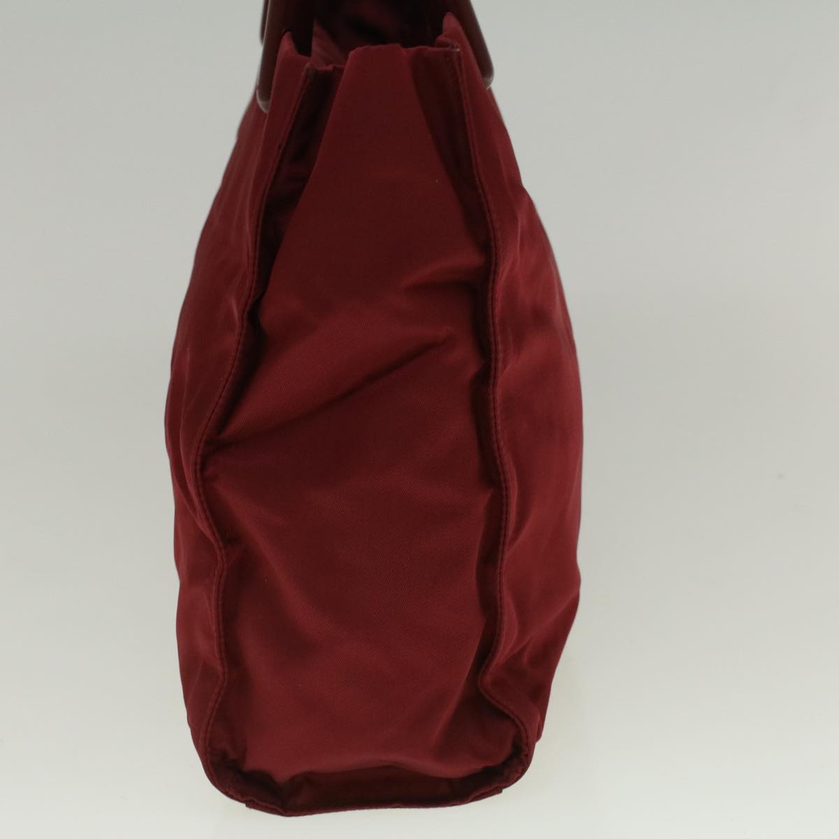 PRADA Shoulder Bag Nylon Red Auth fm2935