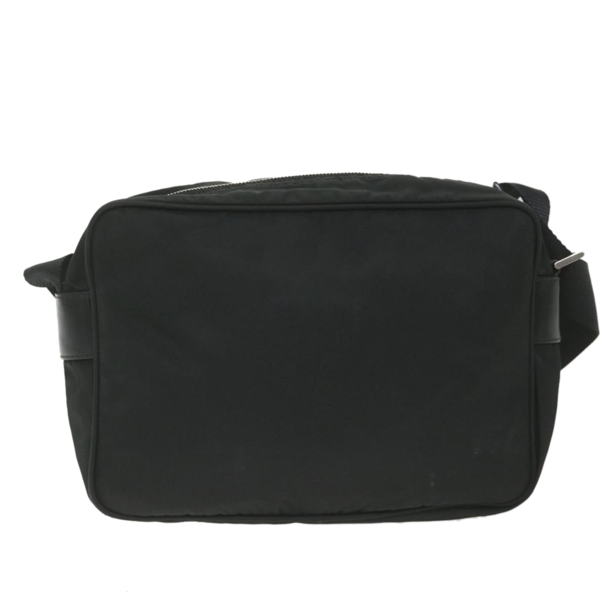 PRADA Shoulder Bag Nylon Black Auth fm2936