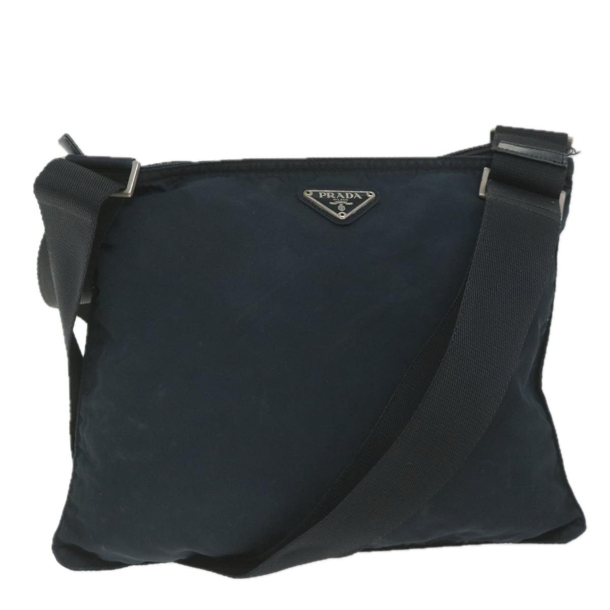 PRADA Shoulder Bag Nylon Navy Auth fm2938