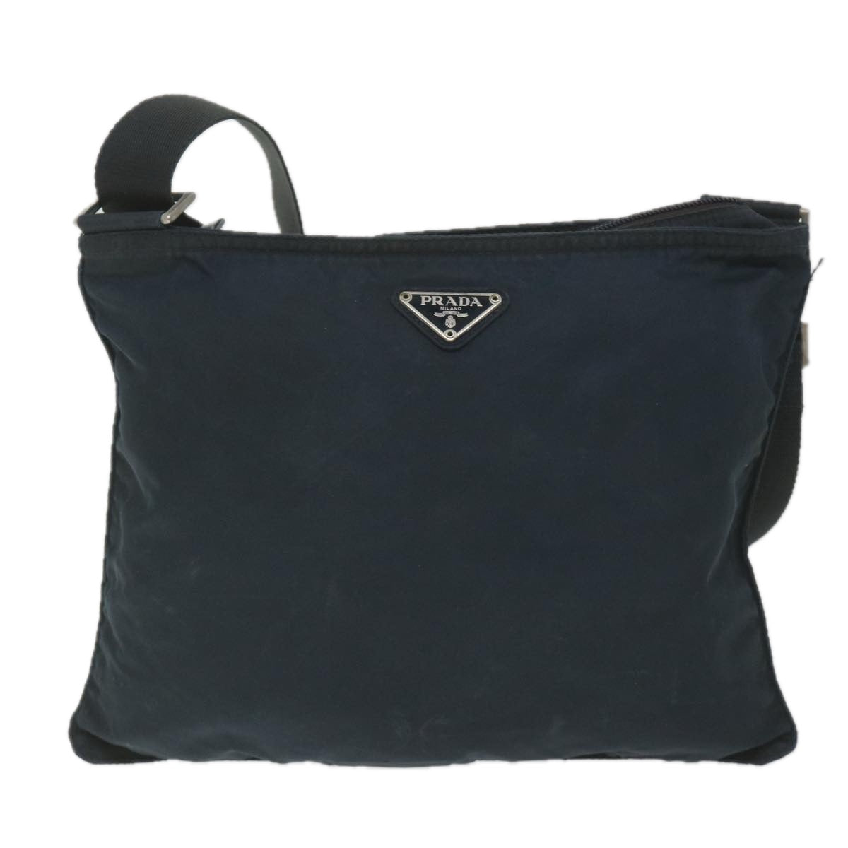 PRADA Shoulder Bag Nylon Navy Auth fm2938