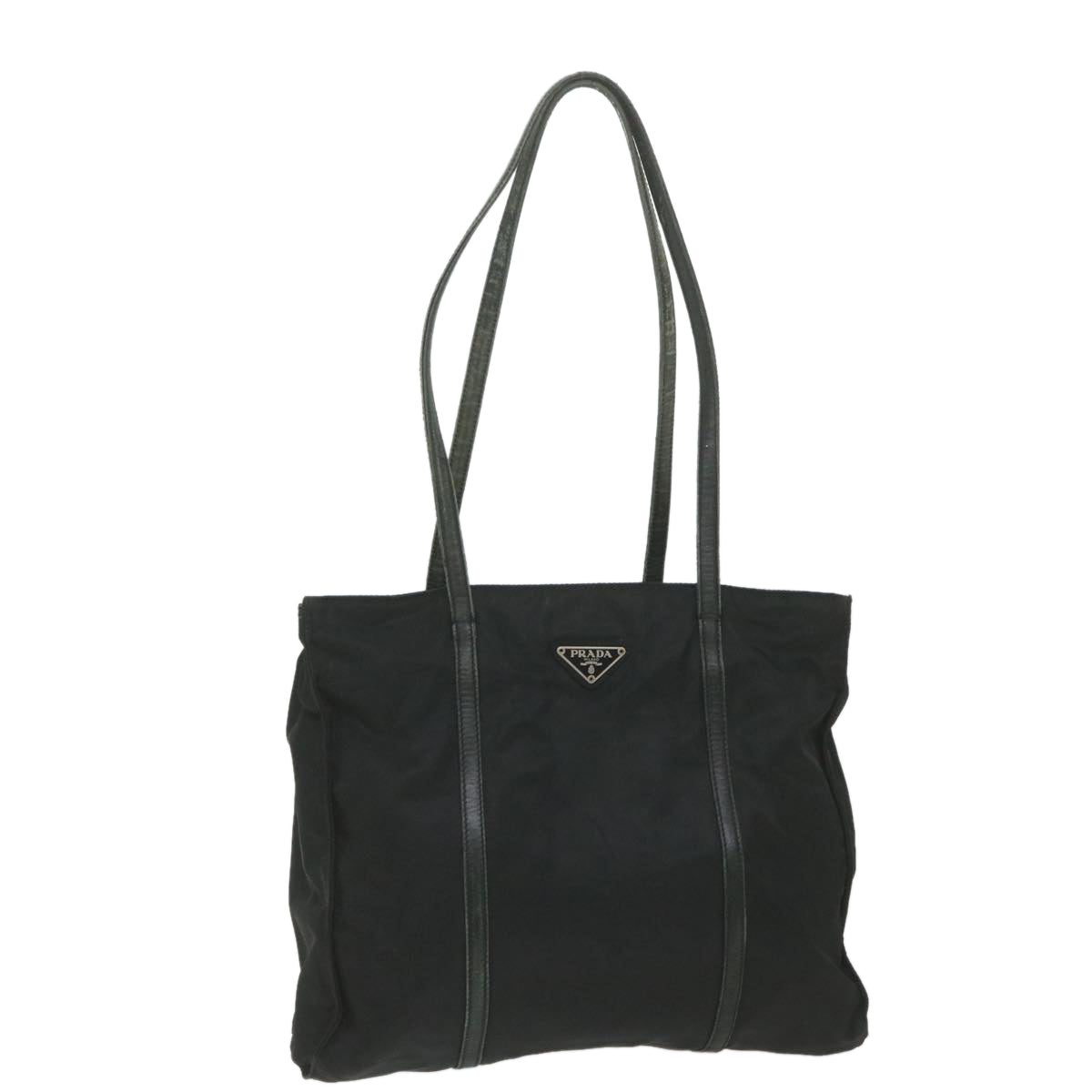 PRADA Shoulder Bag Nylon Black Auth fm2948