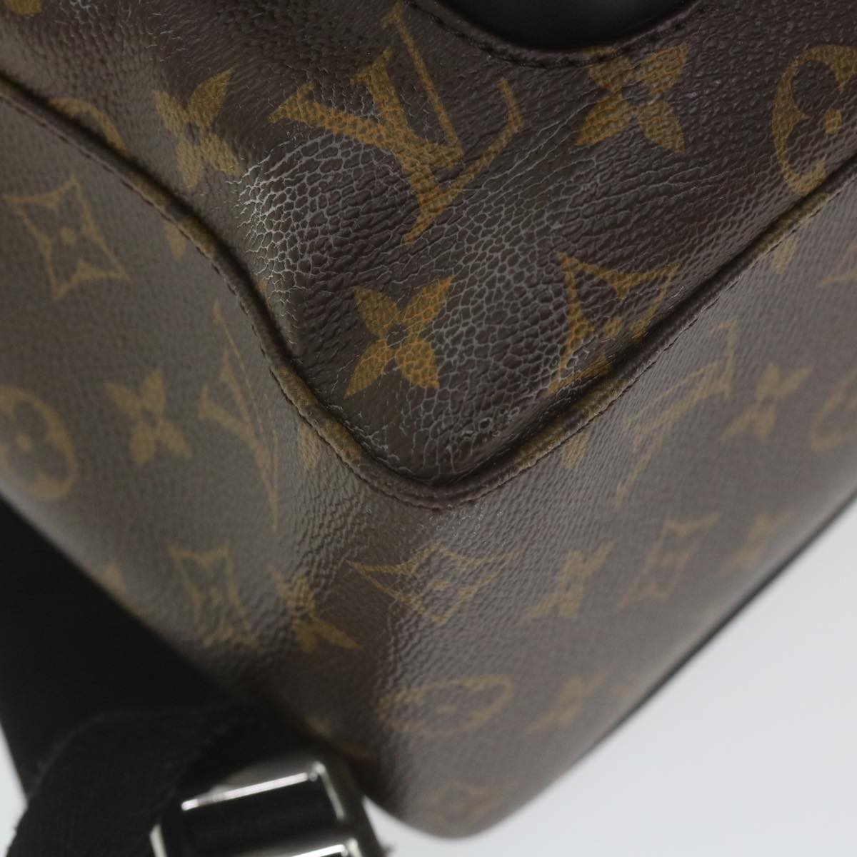 LOUIS VUITTON Monogram Macassar Josh Backpack M41530 LV Auth fm2970