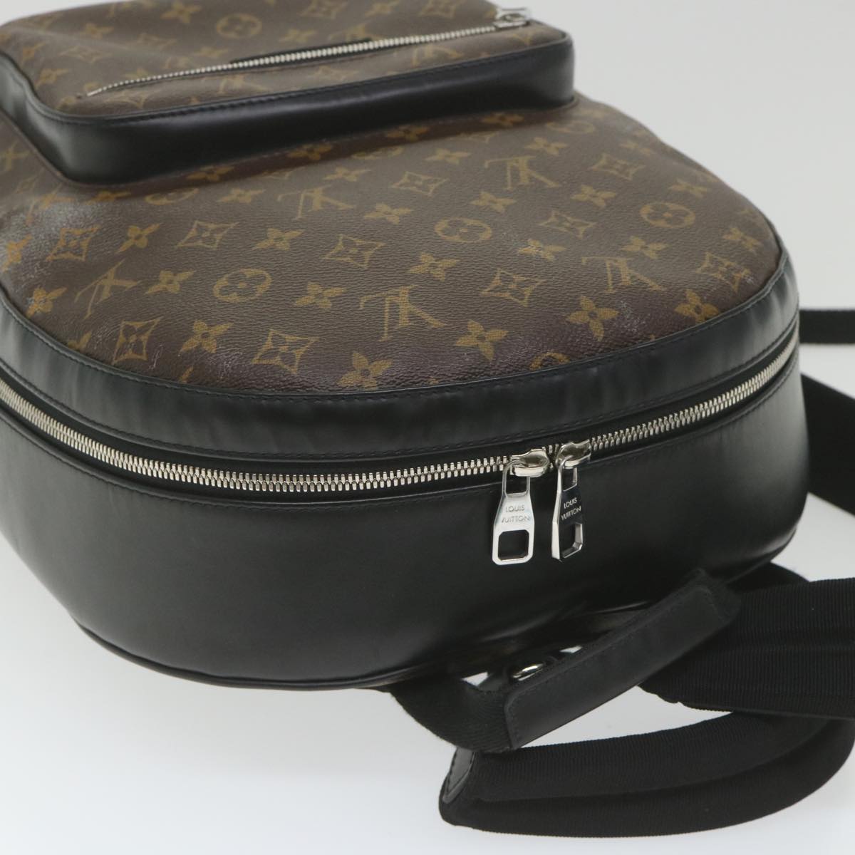 LOUIS VUITTON Monogram Macassar Josh Backpack M41530 LV Auth fm2970