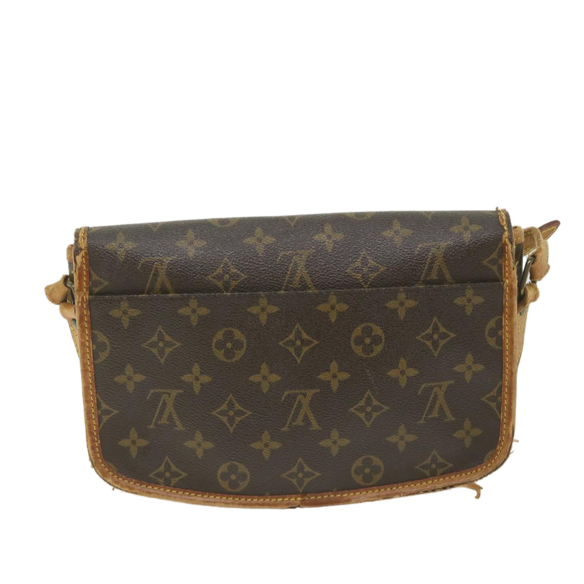 LOUIS VUITTON Monogram Gibeciere PM Shoulder Bag M42248 LV Auth fm2974