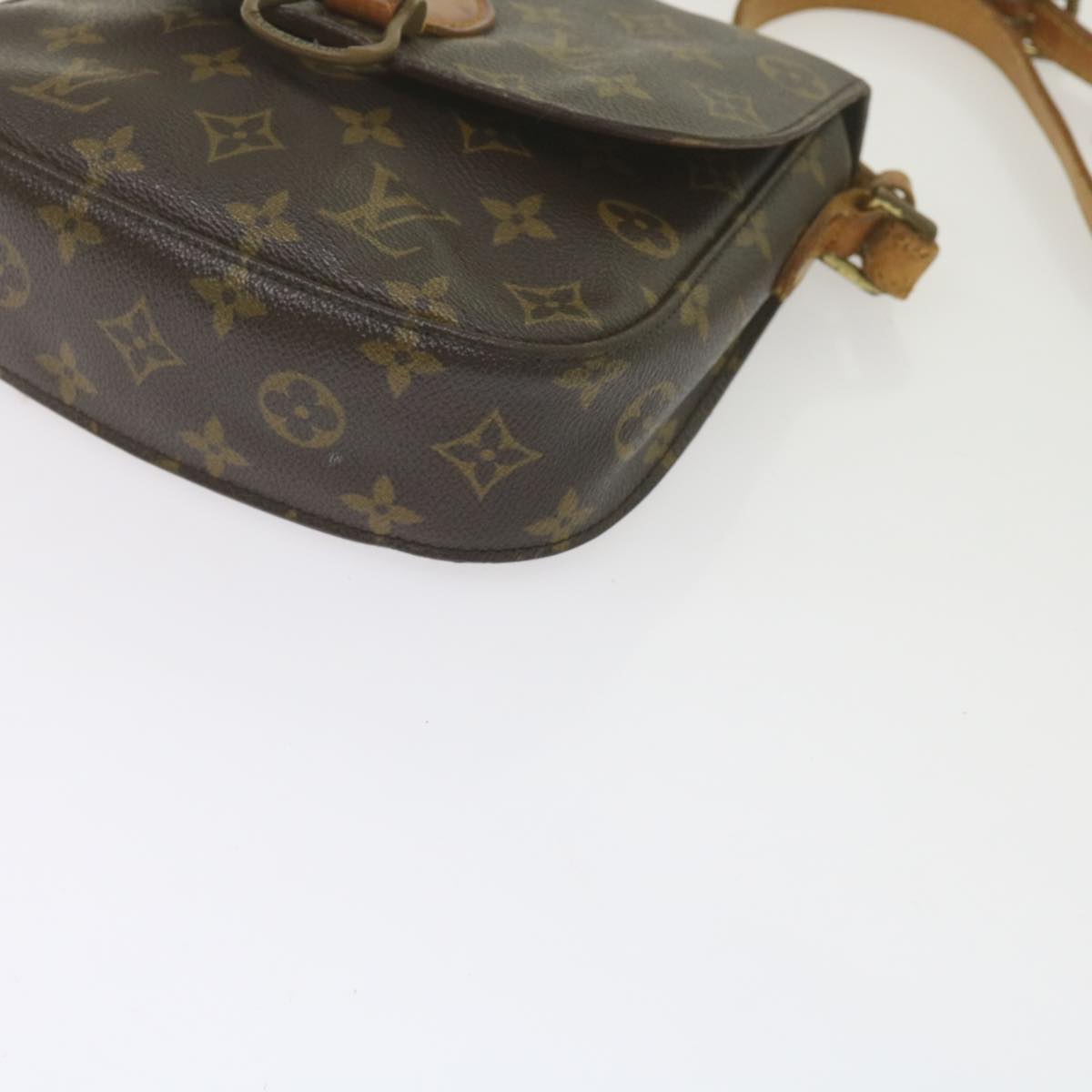 LOUIS VUITTON Monogram Saint Cloud MM Shoulder Bag M51243 LV Auth fm2997