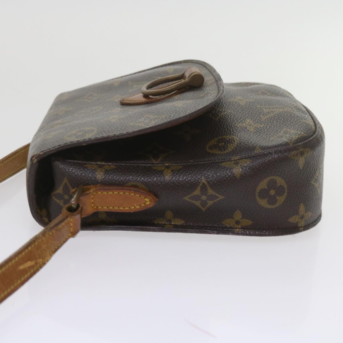 LOUIS VUITTON Monogram Saint Cloud MM Shoulder Bag M51243 LV Auth fm2997