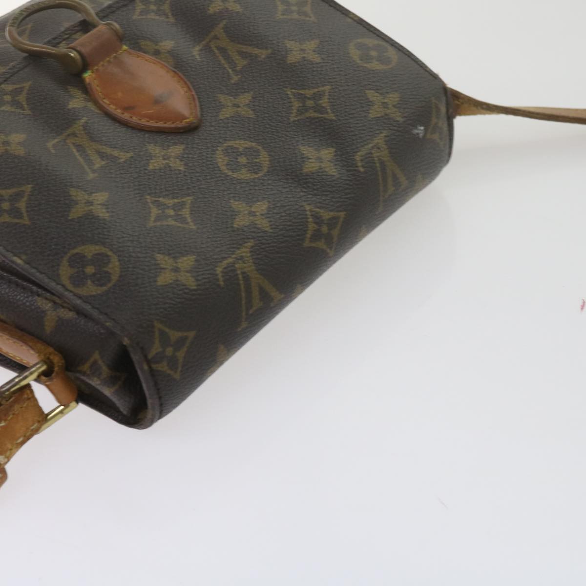 LOUIS VUITTON Monogram Saint Cloud MM Shoulder Bag M51243 LV Auth fm2997