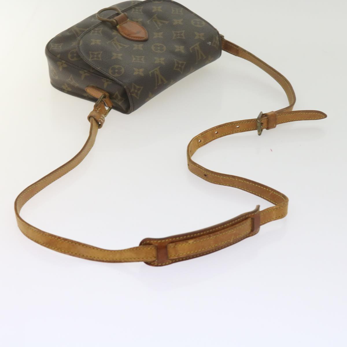 LOUIS VUITTON Monogram Saint Cloud MM Shoulder Bag M51243 LV Auth fm2997