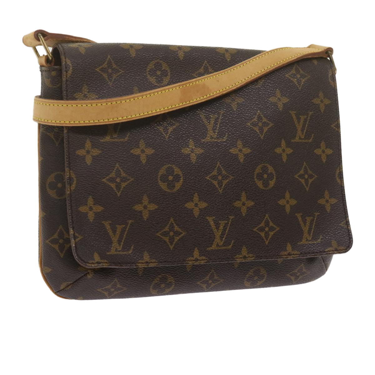 LOUIS VUITTON Monogram Musette Tango Short Strap Shoulder Bag M51257 Auth fm3008