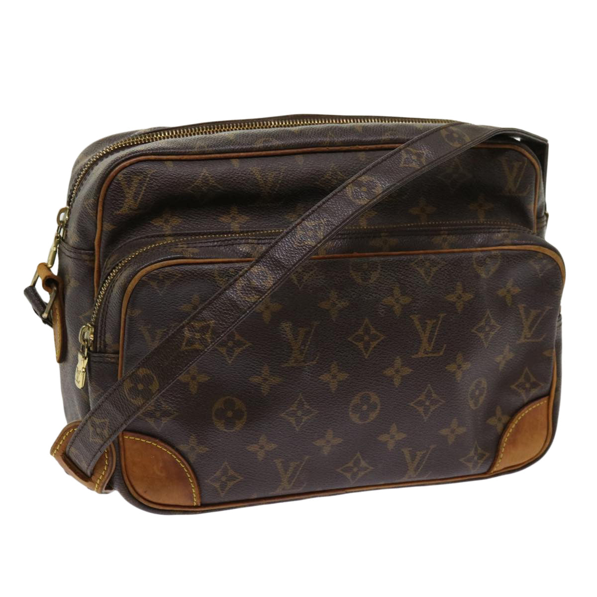 LOUIS VUITTON Monogram Nile Shoulder Bag M45244 LV Auth fm3009