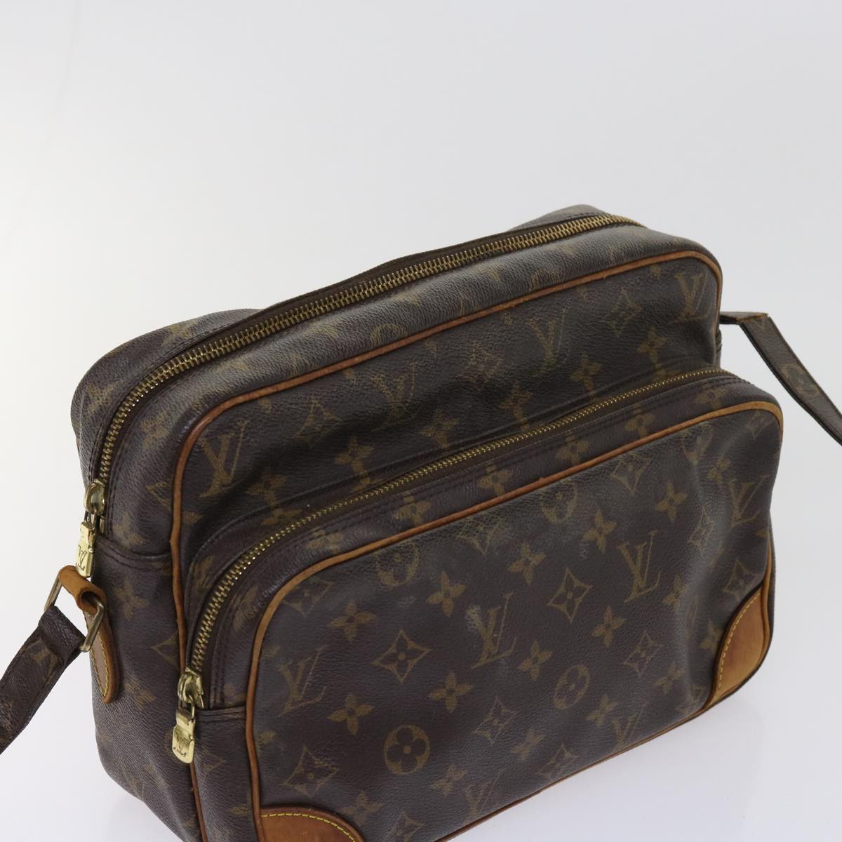 LOUIS VUITTON Monogram Nile Shoulder Bag M45244 LV Auth fm3009