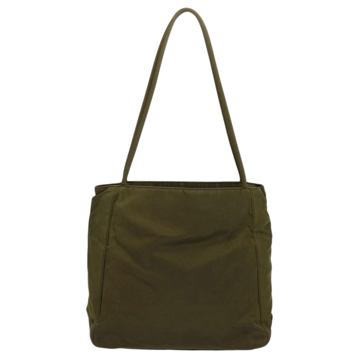 PRADA Shoulder Bag Nylon Khaki Auth fm3020 - 0