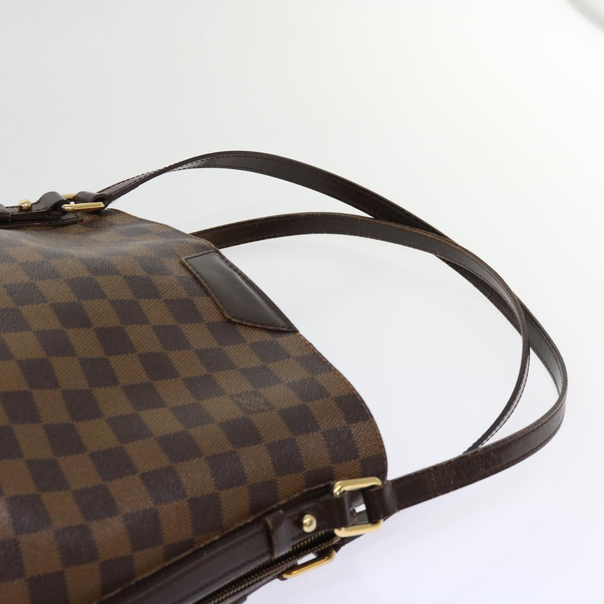 LOUIS VUITTON Damier Ebene Cabas Rivington Shoulder Bag N41108 LV Auth fm3058