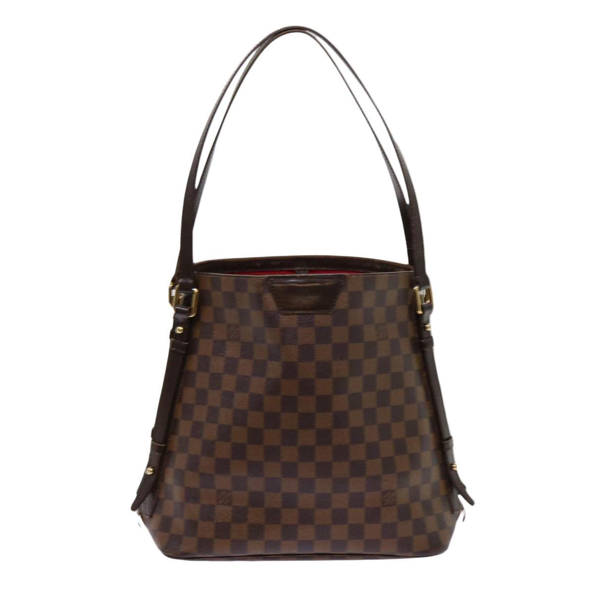 LOUIS VUITTON Damier Ebene Cabas Rivington Shoulder Bag N41108 LV Auth fm3058