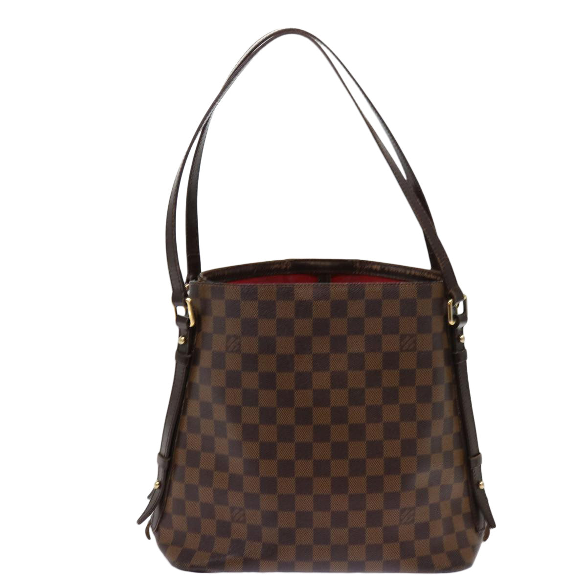 LOUIS VUITTON Damier Ebene Cabas Rivington Shoulder Bag N41108 LV Auth fm3058