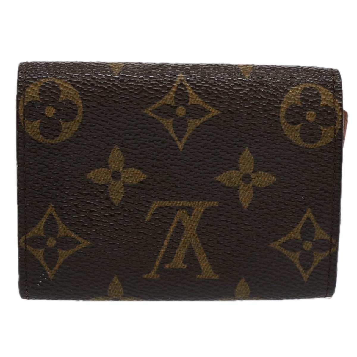 LOUIS VUITTON Monogram Porte Monnaie Plat Coin Purse M61930 LV Auth fm3081 - 0