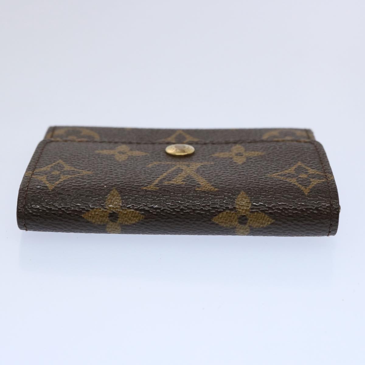 LOUIS VUITTON Monogram Porte Monnaie Plat Coin Purse M61930 LV Auth fm3081