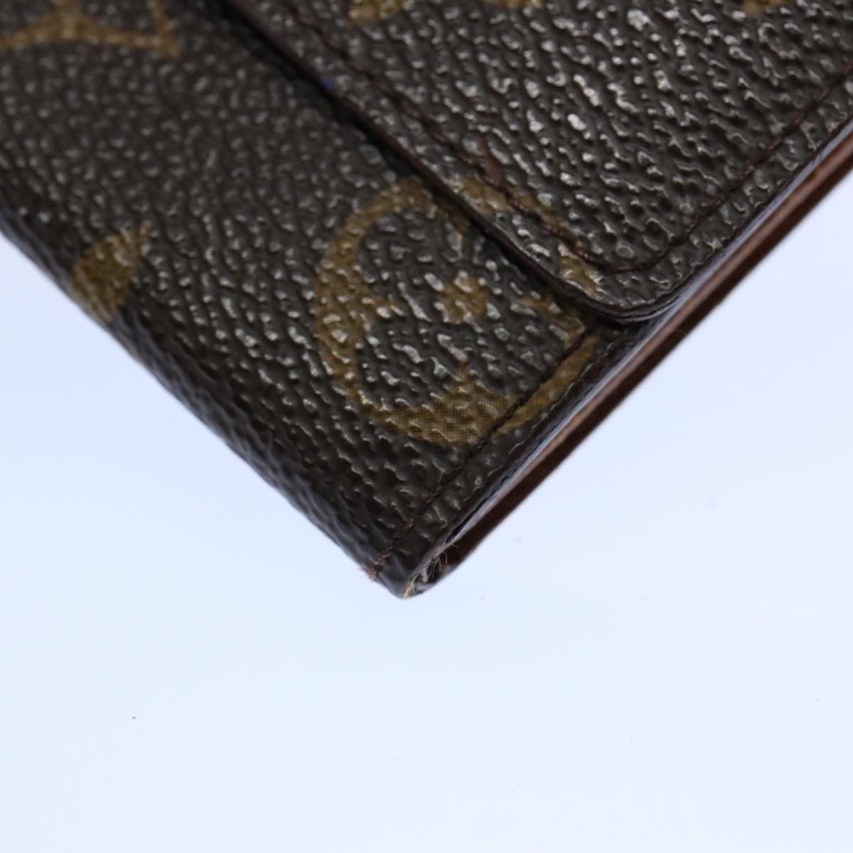 LOUIS VUITTON Monogram Porte Monnaie Plat Coin Purse M61930 LV Auth fm3081