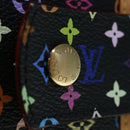 LOUIS VUITTON Multicolor Agenda GM Day Planner Cover Black R20893 Auth fm3102A-7