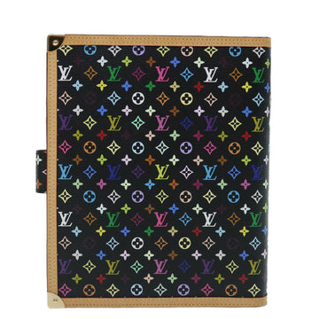 LOUIS VUITTON Multicolor Agenda GM Day Planner Cover Black R20893 Auth fm3102A - 0