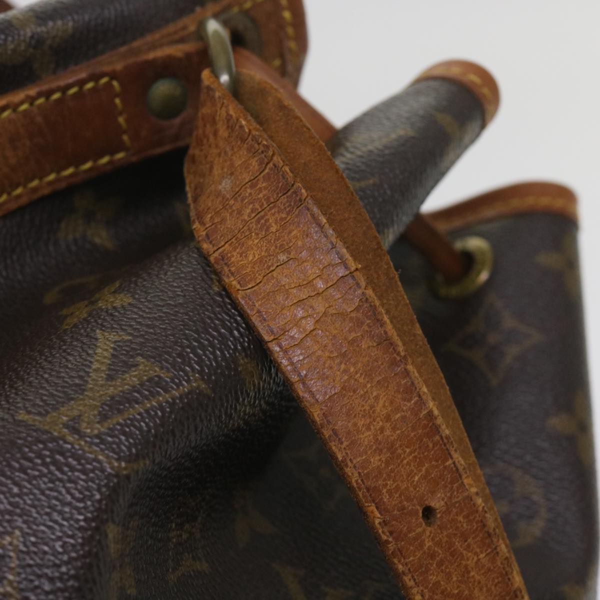 LOUIS VUITTON Monogram Noe Shoulder Bag M42224 LV Auth fm3133