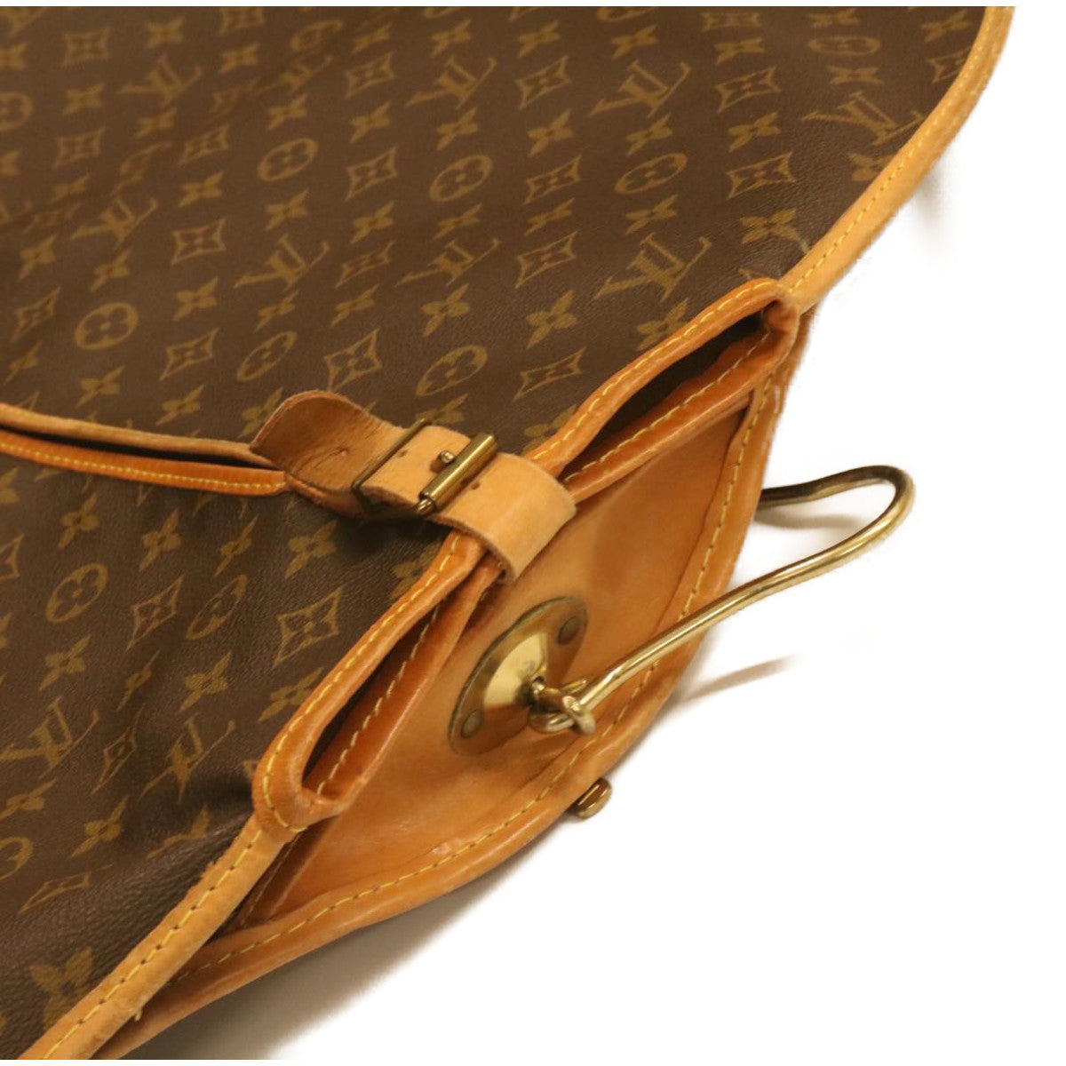 LOUIS VUITTON Monogram Sac De Port Mantoux Garment Cover M23542 LV Auth fm958