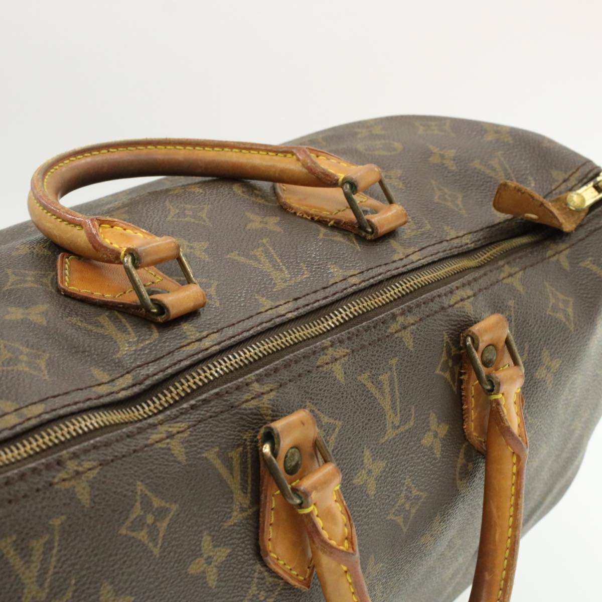 LOUIS VUITTON Monogram Speedy 40 Hand Bag M41522 LV Auth am022g