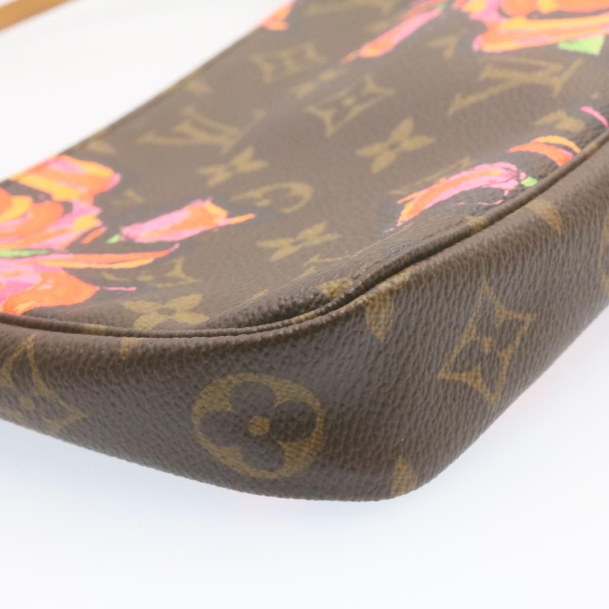 LOUIS VUITTON Monogram Pochette Accessoires Pouch M48615 LV Auth am1012g