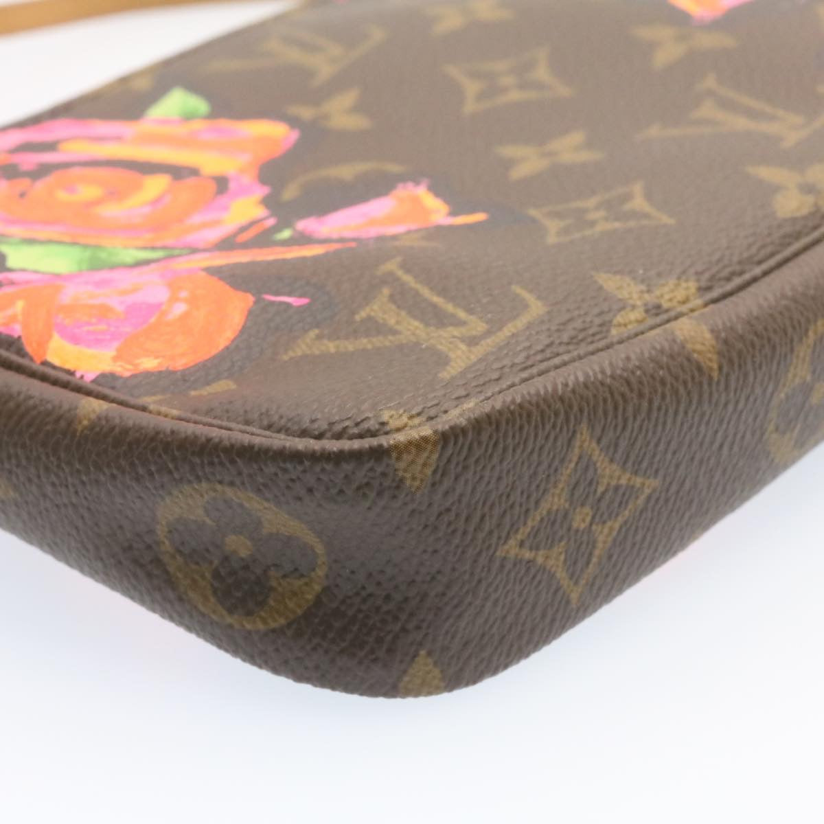 LOUIS VUITTON Monogram Pochette Accessoires Pouch M48615 LV Auth am1012g