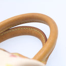 LOUIS VUITTON Monogram Multicolor Mini Speedy Hand Bag White M92645 Auth am1013g-11
