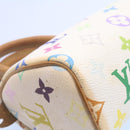 LOUIS VUITTON Monogram Multicolor Mini Speedy Hand Bag White M92645 Auth am1013g-13
