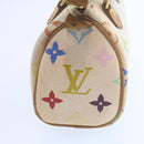LOUIS VUITTON Monogram Multicolor Mini Speedy Hand Bag White M92645 Auth am1013g-7