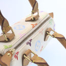 LOUIS VUITTON Monogram Multicolor Mini Speedy Hand Bag White M92645 Auth am1013g-8