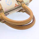 LOUIS VUITTON Monogram Multicolor Mini Speedy Hand Bag White M92645 Auth am1013g-9