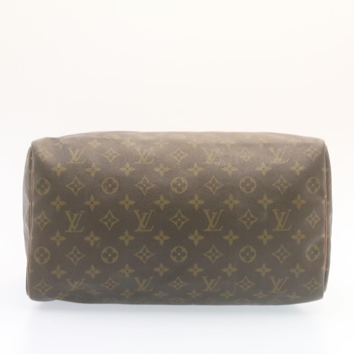 LOUIS VUITTON Monogram Speedy 35 Hand Bag M41524 LV Auth am1056g