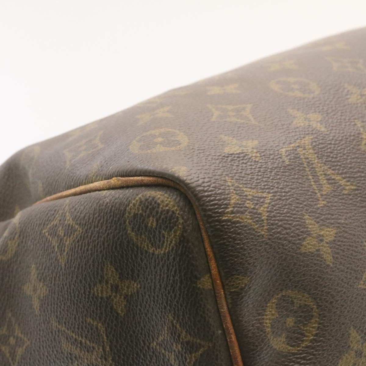 LOUIS VUITTON Monogram Speedy 35 Hand Bag M41524 LV Auth am1056g