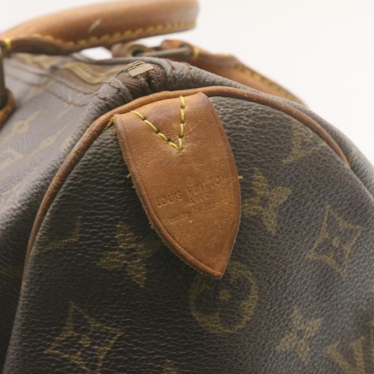 LOUIS VUITTON Monogram Speedy 35 Hand Bag M41524 LV Auth am1056g