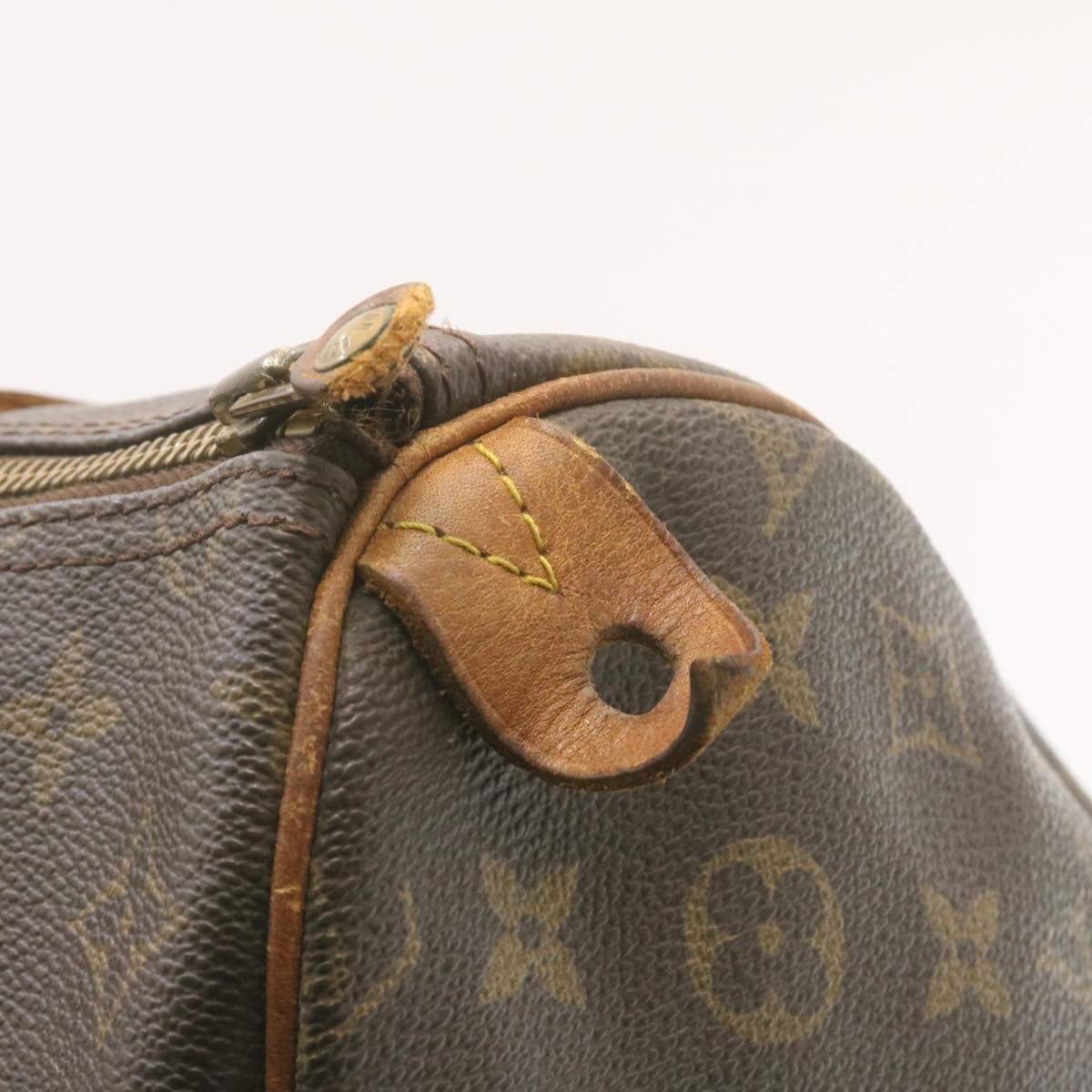 LOUIS VUITTON Monogram Speedy 35 Hand Bag M41524 LV Auth am1056g