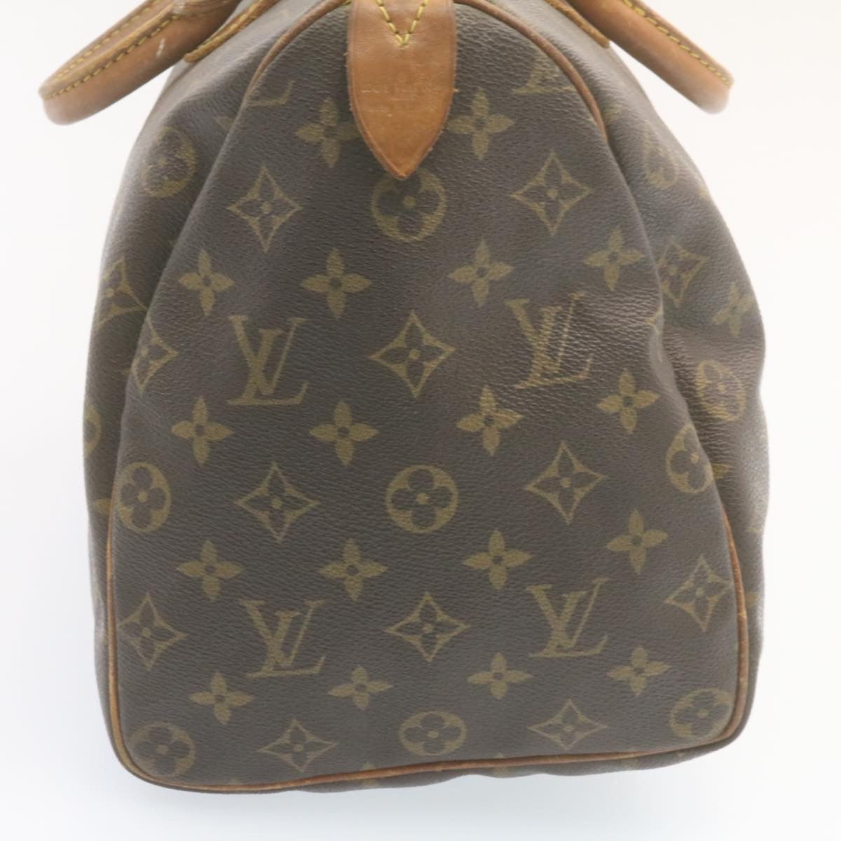 LOUIS VUITTON Monogram Speedy 35 Hand Bag M41524 LV Auth am1056g